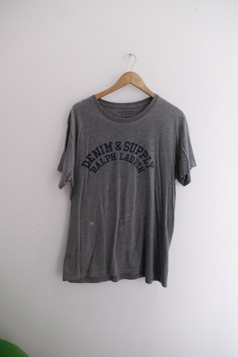 Vintage Grey Denim & Supply Ralph Lauren mens large tees