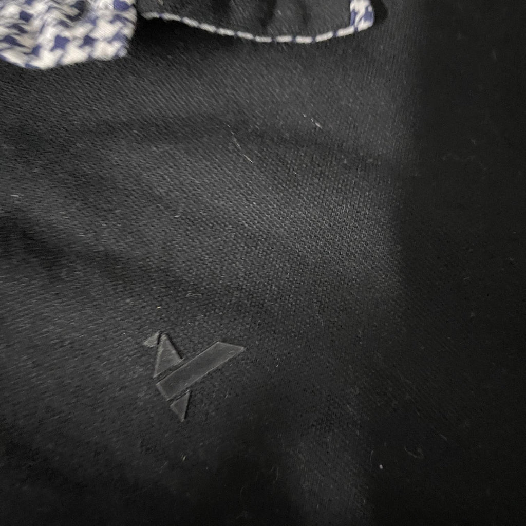 Vintage D-rock men's black Long sleeve polo shirt in XL|L30W24|SKU 5429