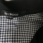 Vintage D-rock men's black Long sleeve polo shirt in XL|L30W24|SKU 5429