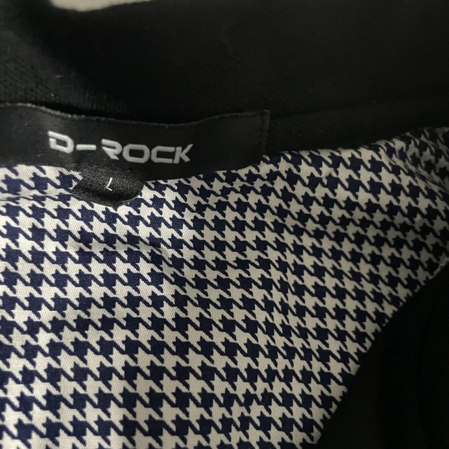 Vintage D-rock men's black Long sleeve polo shirt in XL|L30W24|SKU 5429