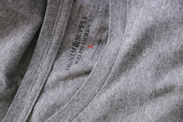Vintage Grey Denim & Supply Ralph Lauren mens large tees