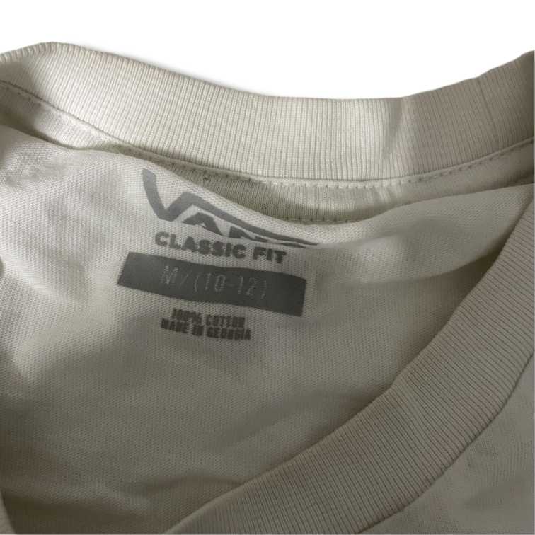 Vintage women's Vans Classic Chest Logo T Shirt White in XS|L24W17|SKU 5430