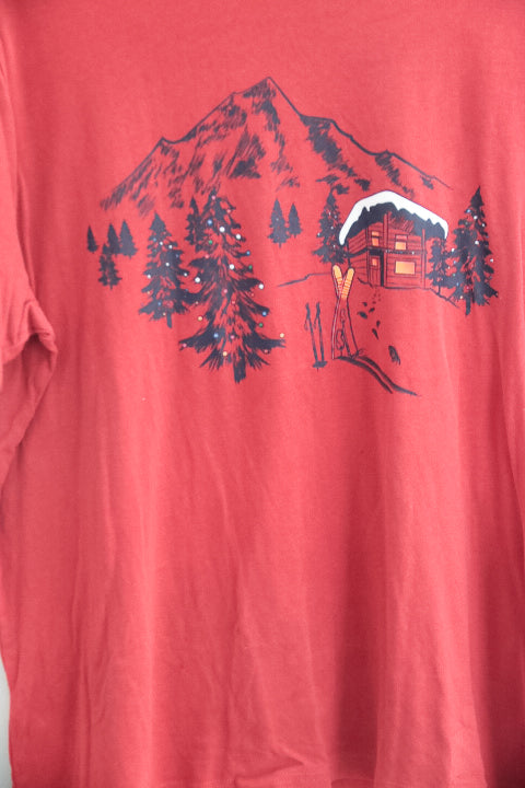 Vintage Red Graphics mens large tees