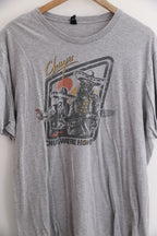 Vintage chupwere hope graphics grey large mens tees