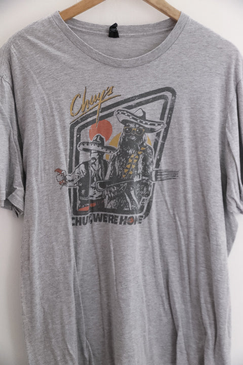 Vintage chupwere hope graphics grey large mens tees