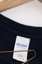 Vintage Gildan Geoghegan electrical mens Navy ultra cotton large tees
