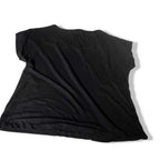 Vintage love heart graphics black women's t shirt in XL|L23W18|SKU 5436