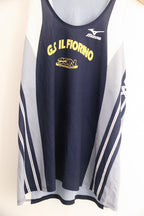 Vintage Mizuno GS IL FIORINO mens blue tank top