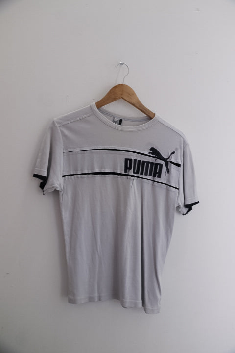 Vintage large womens white puma T-shirt