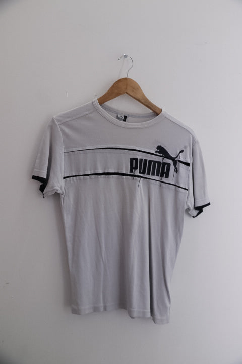 Vintage large womens white puma T-shirt