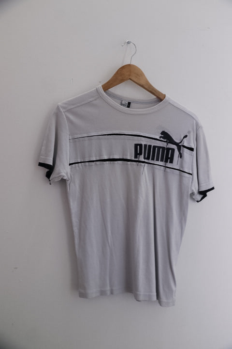 Vintage large womens white puma T-shirt