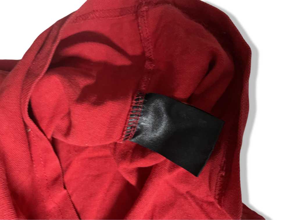 Vintage Lambretta Men's Red short sleeve Polo-shirts in L| L27 W20| SKU 5441