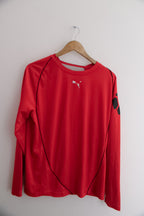 Vintage puma crew neck red mens large long sleeve tees