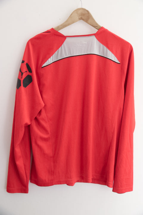 Vintage puma crew neck red mens large long sleeve tees