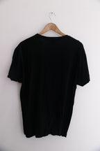 Vintage Black Paris Eiffel Tower Logo graphics mens large tees
