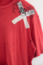 Vintage Diesel mens red large T-shirt