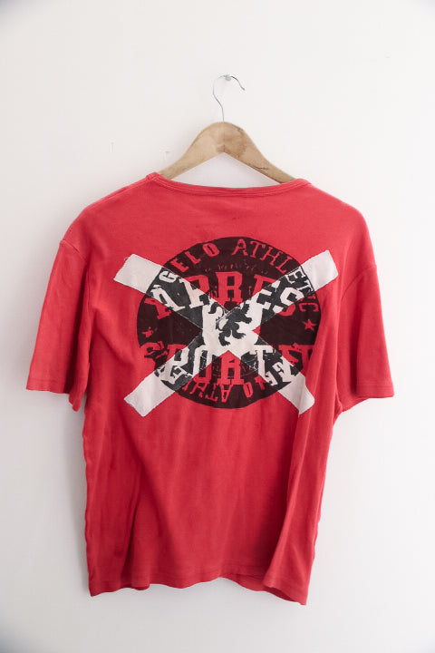 Vintage Diesel mens red large T-shirt
