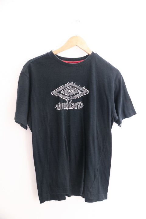 Vintage Umbro graphics large mens black tees
