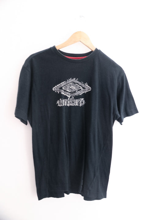 Vintage Umbro graphics large mens black tees