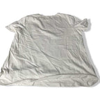 Vintage women's Zara Graphic White  short sleeve T Shirt in XL| L28 W21| SKU 5449