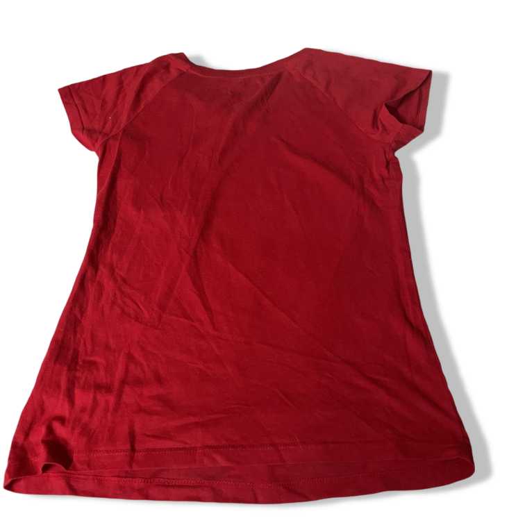 Vintage women's Disney Mickey Mouse red T-shirt in S|L25 W17|SKU 5450