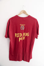 Vintage red i solemly swear that i'm up to no God graphics mens large tees