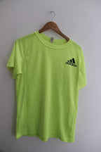Vintage Adidas Neon green crew neck training large tees