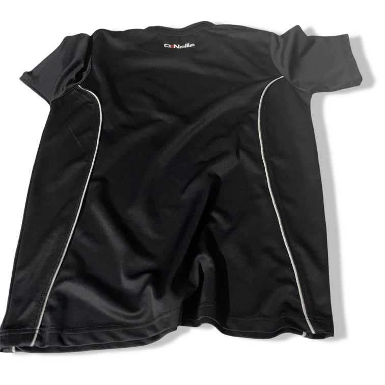 Vintage men's O'nell Feille 2017 black jersey top in M|L28 W19|SKU 5456