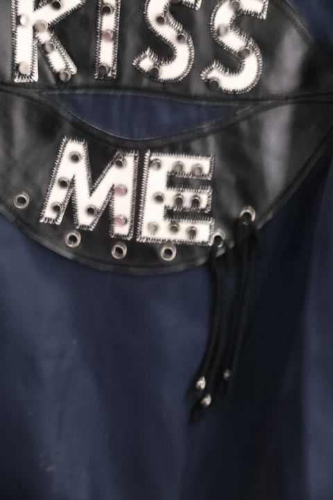 Vintage Ella Kingsley blue bomber large jacket