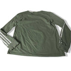 Vintage women's Rare adidas crew neck green long sleeve tees in M|L27W17|SKU 5459