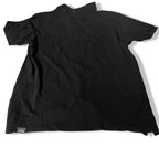 Vintage The North Face Men Grey Button Up  Short Sleeve Polo Shirt in M|L29W19|SKU 5462