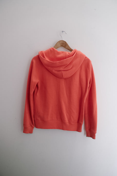 Vintage Tommy Hilfiger orange full zip up hoodie sweater