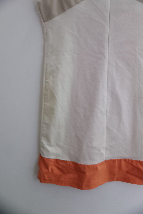 Vintage womens Kate+Pippa colourblock midi large dress