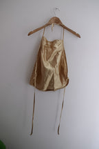 Vintage gold plated apron
