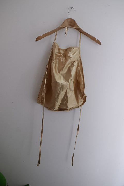 Vintage gold plated apron