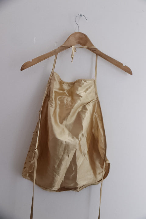 Vintage gold plated apron