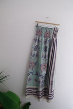 Vintage Atmosphere Trendy Flowered Tube Maxi Dress size 12