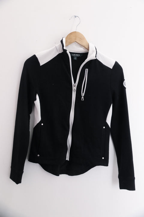 Vintage Ralph Lauren black mens full zip up jacket