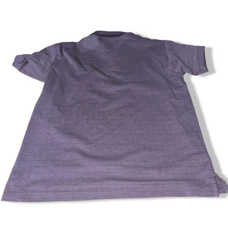 Vintage men Haggar purple Textured Grindle short sleeve Polo in S|L28W19|SKU 5472