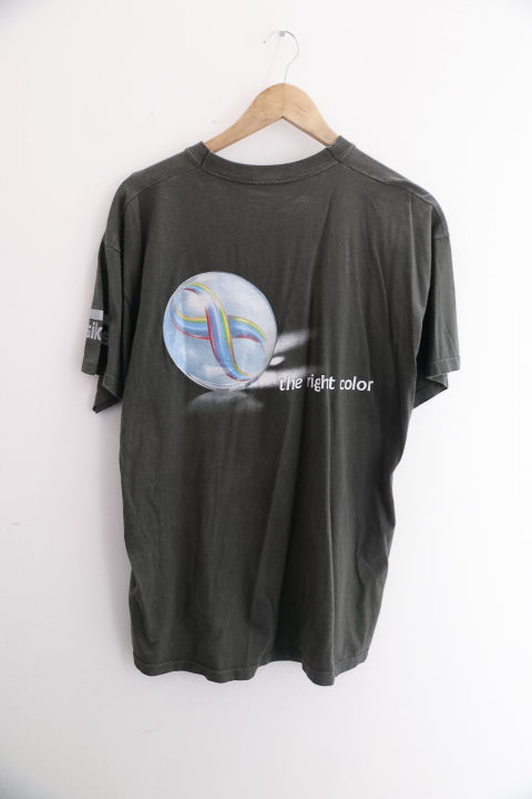 Vintage plain medium green mens tees