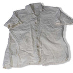 Vintage Mark & Spencer Linen cream button down shirt in M|L21W22|SKU 5475