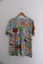 Vintage Shein kids QTfun colourful mens medium tees