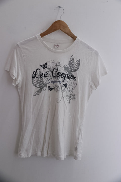 Vintage Lee cooper original white medium tees