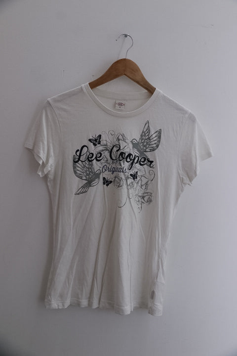 Vintage Lee cooper original white medium tees