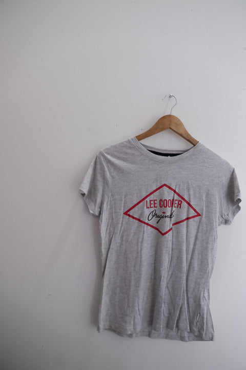 Vintage Lee cooper original grey tees size 14