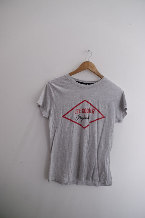 Vintage Lee cooper original grey tees size 14