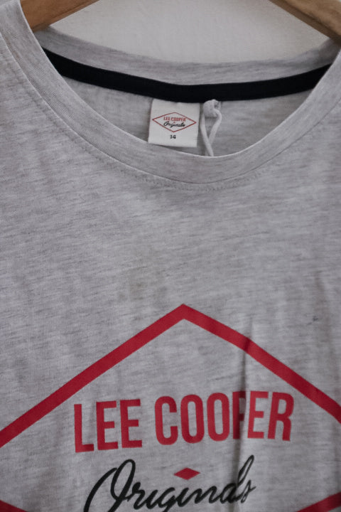 Vintage Lee cooper original grey tees size 14