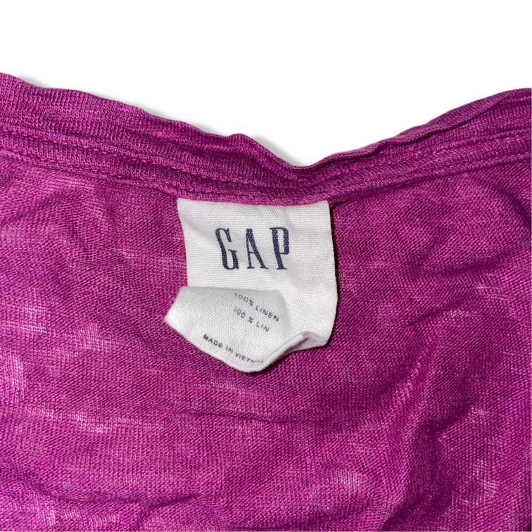Vintage Gap Cotton Purple Tops for Women in M|L27 W19| SKU 5484