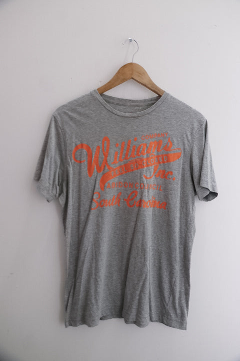 Vintage williams company feels so good inc. graphics grey medium tees