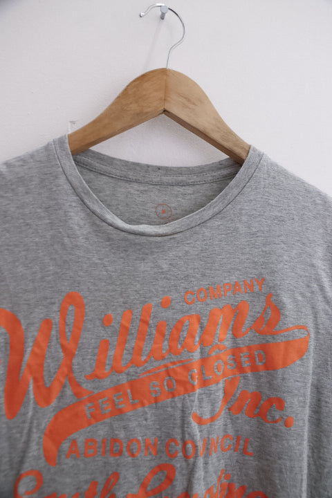 Vintage williams company feels so good inc. graphics grey medium tees